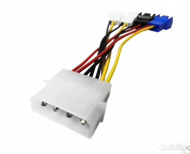 Переходник Molex на 4 вентилятора 2, 3, 4 pin