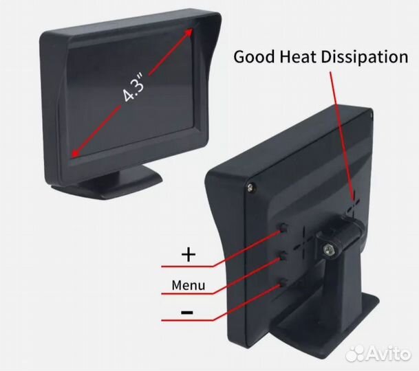 Монитор для камеры заднего вида