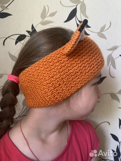 Повязка на голову вязанная