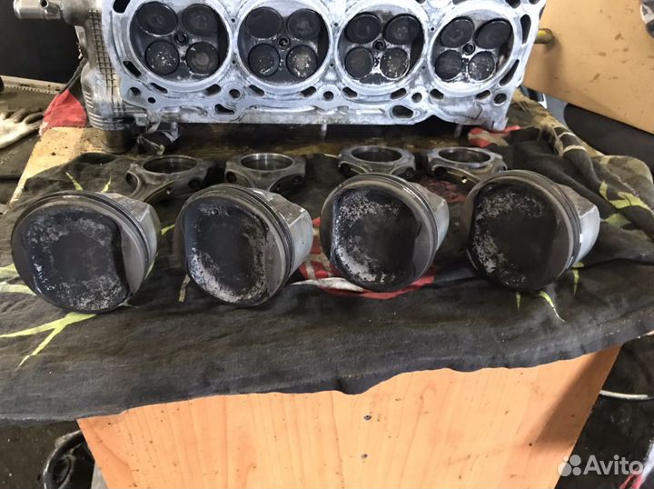 Toyota Camry V40 шатун с поршнем