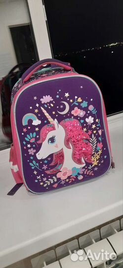 Рюкзак школьный для девочки бу