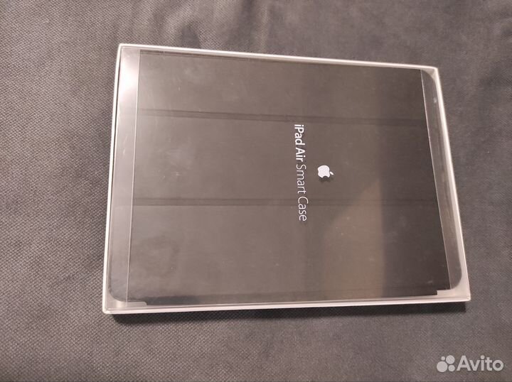 Чехол iPad Air smart case, черная кожа