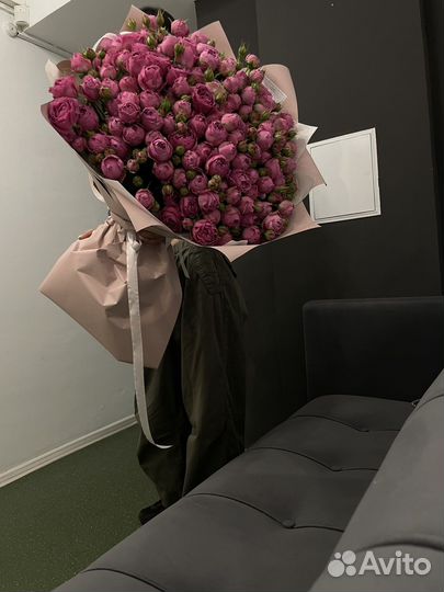 Кустовые пионовидные розы