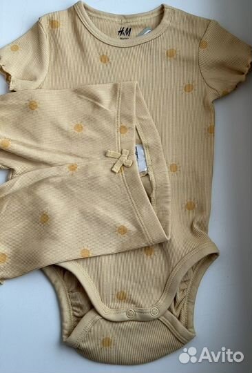 Новый комплект боди H&M, 74