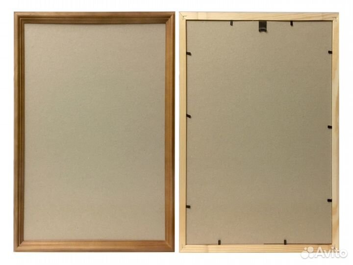 Деревянная рамка 25х40 см со стеклом