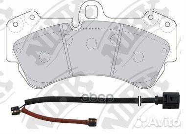 Колодки тормозные дисковые перед PN0346W NiBK