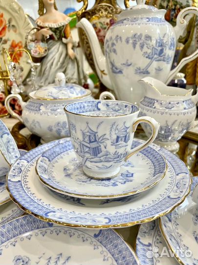 Винтажный чай/кофе сервиз. Tuscan Fine English