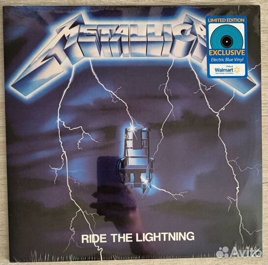 Metallica - Ride The Lightning (голубой)