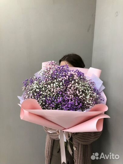 Гипсофилы Букет гипсофил Доставка