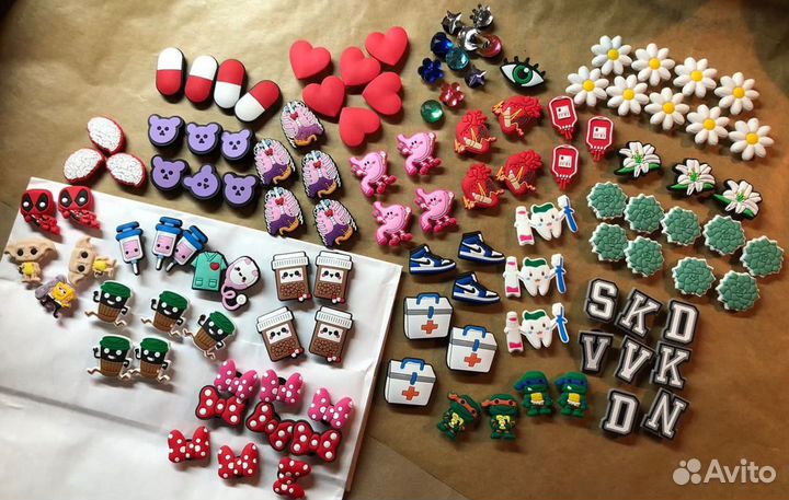 Джиббитсы для кроксов,цепочки на пряжку для crocs