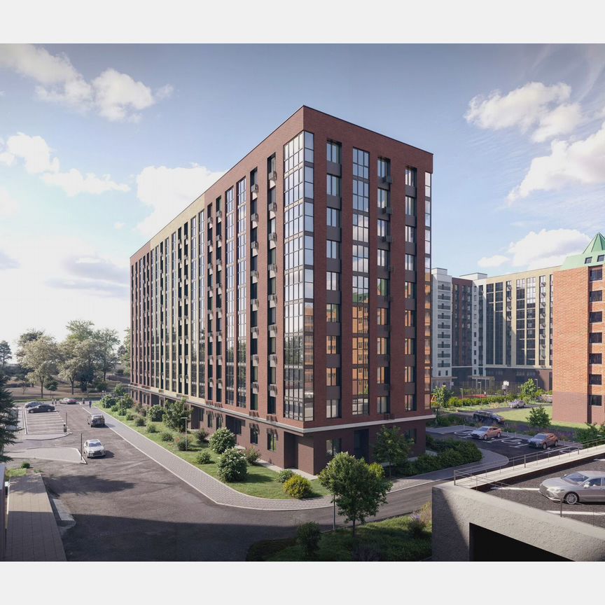 2-к. квартира, 55,6 м², 2/10 эт.