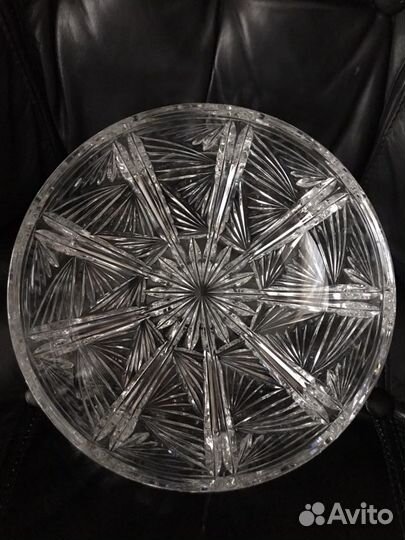 Вазы большие из хрусталя