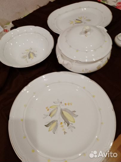 Стол. сервиз, зик Конаково,1959 можно по отдельн