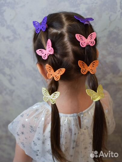 Резинки для волос, набор резинок, ободок, банты