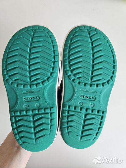 Crocs с8 сандалии для мальчика 16см