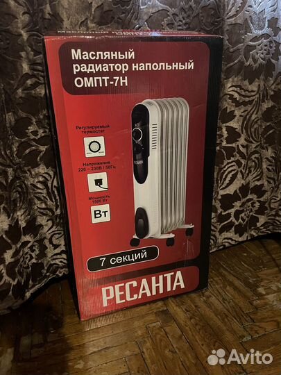 Масляный радиатор ресанта омпт-7Н