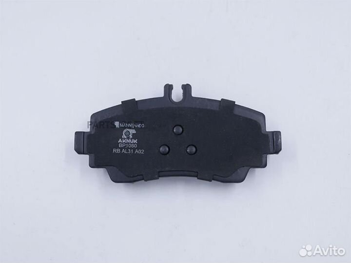 Aknuk BP1080 Колодки пер.mercedes-benz A-class (W1