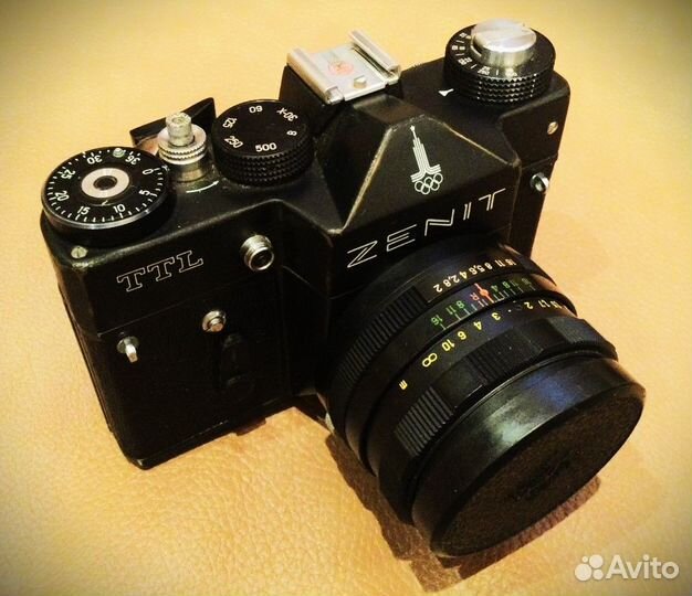 Фотоаппарат зенит TTL Олимпик Helios 44 M черный