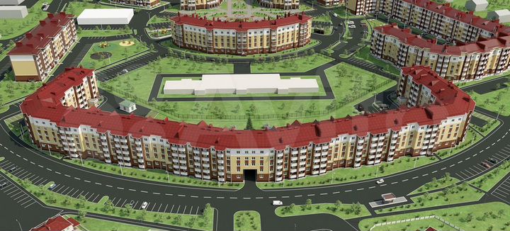 2-к. квартира, 55,5 м², 1/5 эт.