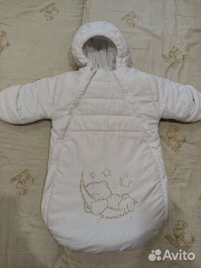 Конверт -комбинезон зимний на выписку