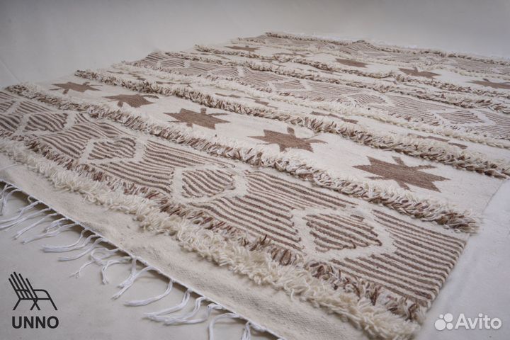 Ковер безворсовый шерстяной 1,5*2м