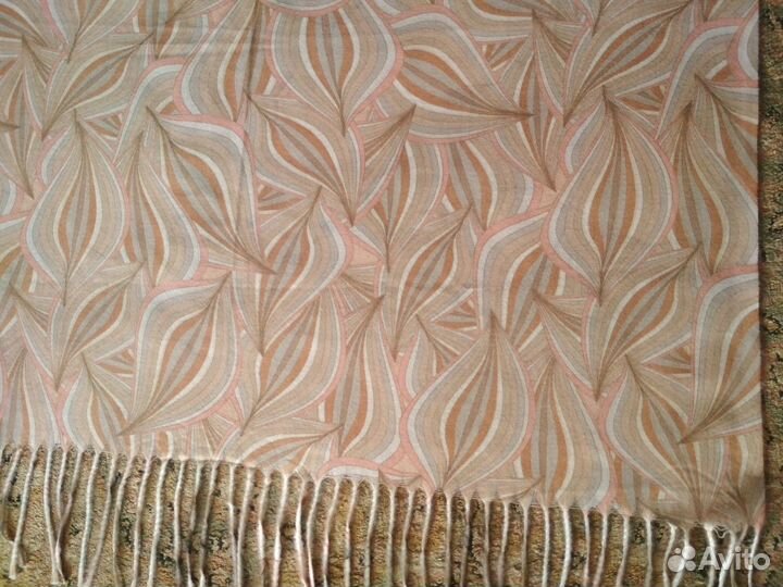 Палантин теплый двухсторонний с кашемиром