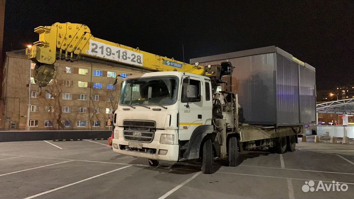 Большой манипулятор борт 18т стрела 10т