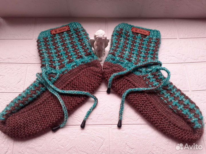 Вязаные женские носки