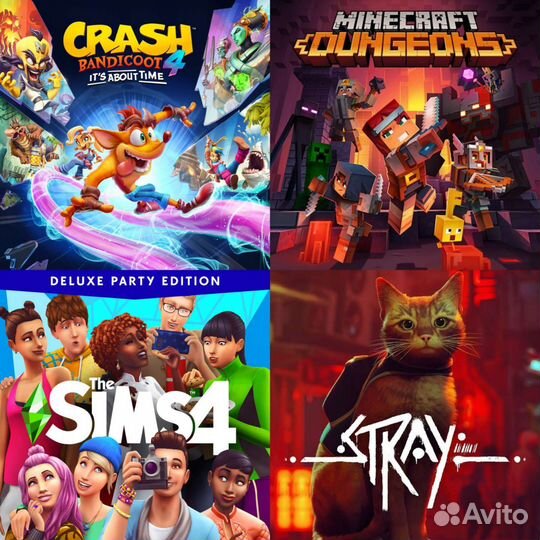 PS4 Pro + 100 игр 1tb ps4 с играми пс4 1тб