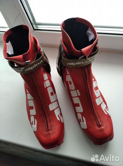 Лыжные ботинки alpina elite skate коньковые