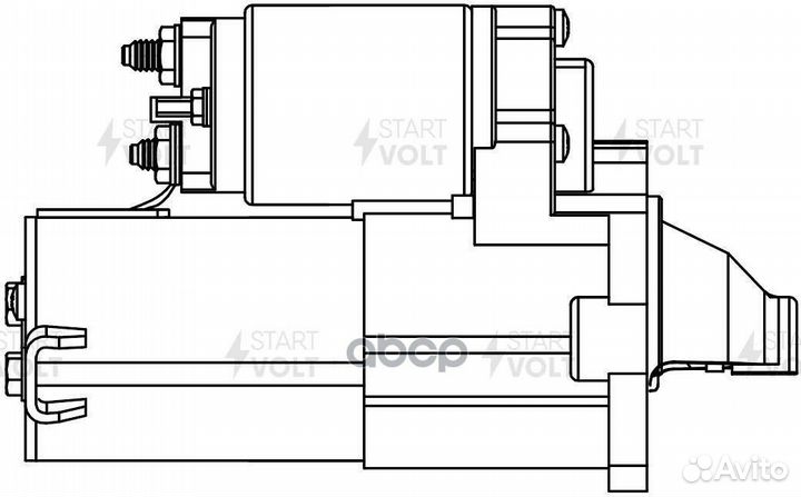 Стартер 1,1кВт LSt 2722 startvolt