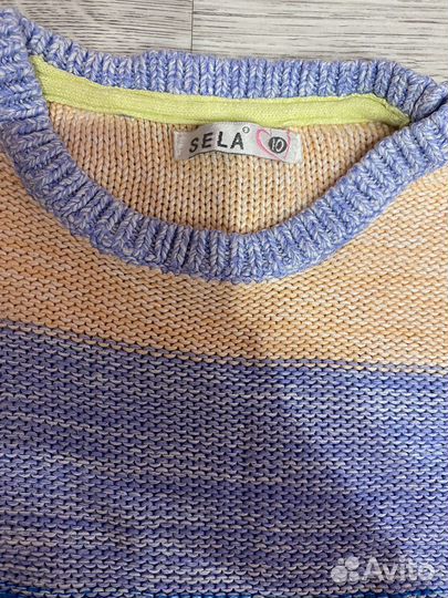 Джемпер для девочки sela 10 лет