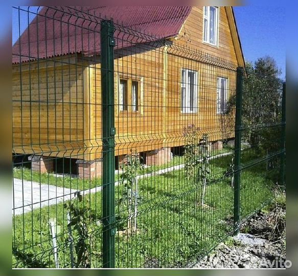 Забор из 3д сетки