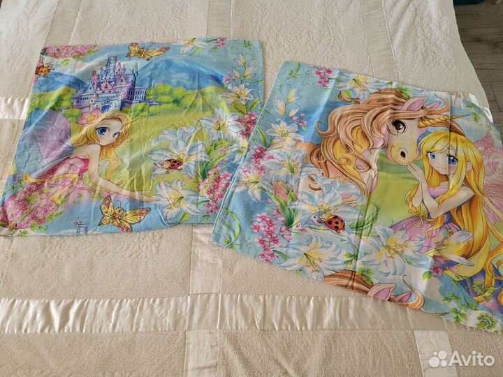 Детское постельное белье 1.5 для девочки единорог