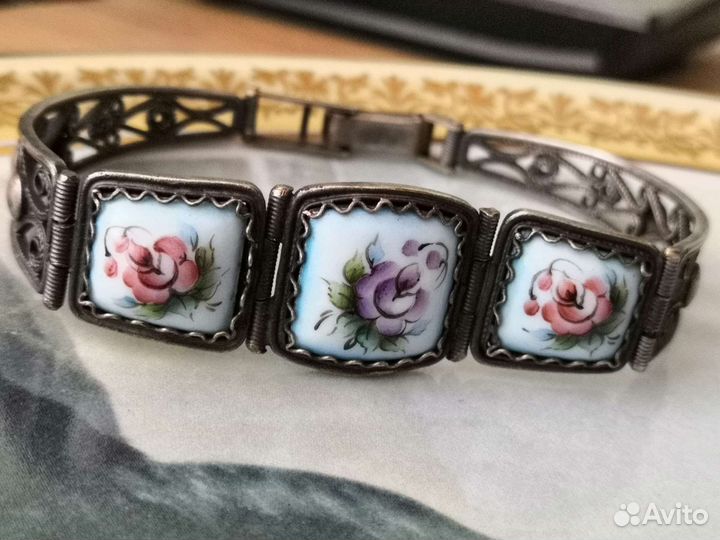 Браслет СССР Ростовская Финифть