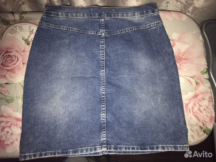 Юбка джинсовая
