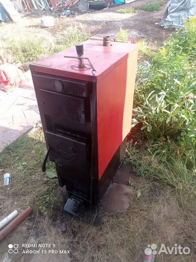 Котел твердотопливный пиролизный