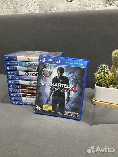 Uncharted 4 ps4 диск