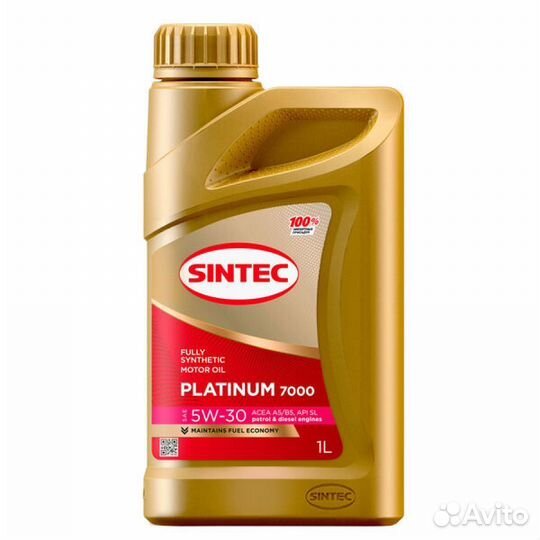 Sintec Платинум 7000 SAE 5w30 acea A5/B5 (1 л)
