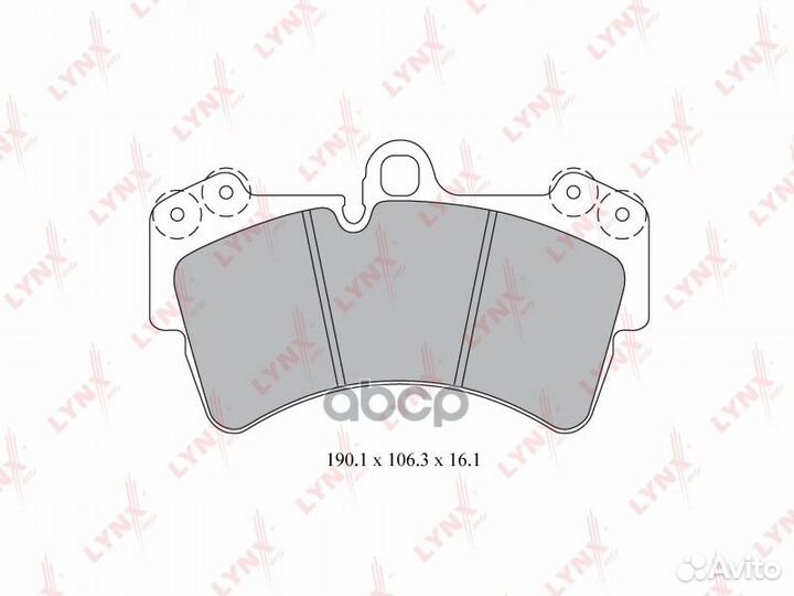 Колодки тормозные дисковые перед BD8019 LYN