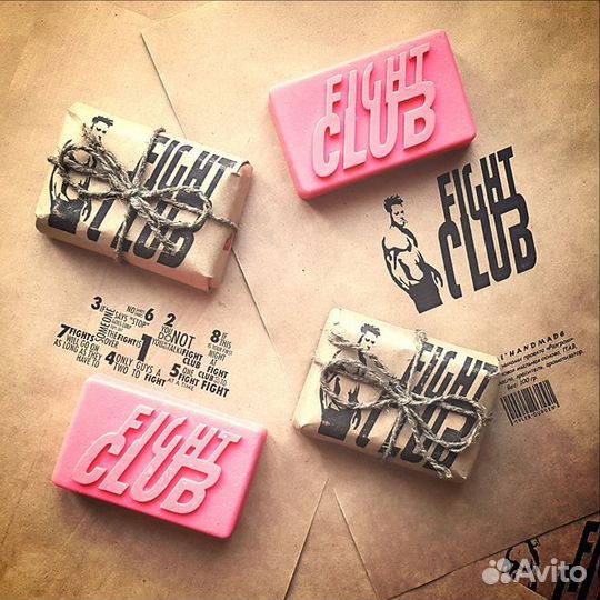 Fight Club Мыло Бойцовский Клуб, 2 шт./лот