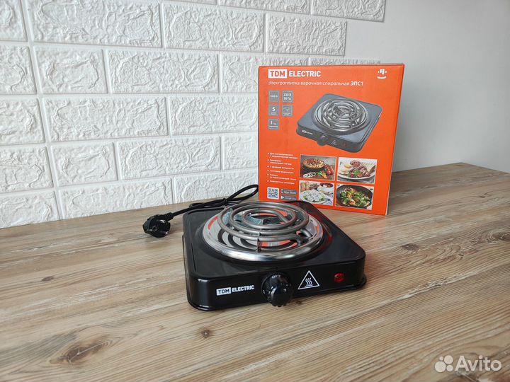 Электроплита одноконфорочная 1 кВт TDM