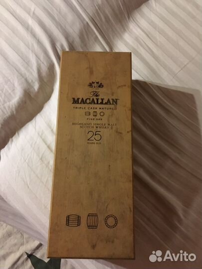 Тубус 25 лет Macallan