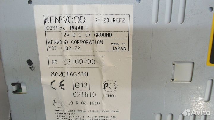 Магнитола Subaru Legacy Outback (B13), 2005