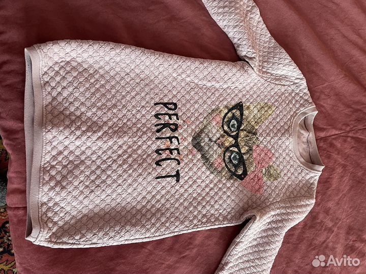 Толстовка женская теплая 42 светло сиреневая