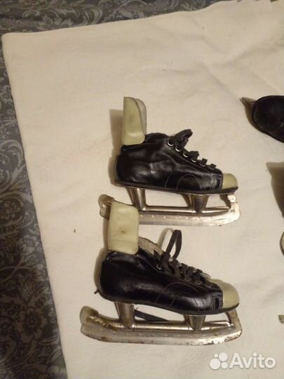 Коньки хоккейные, фигурные