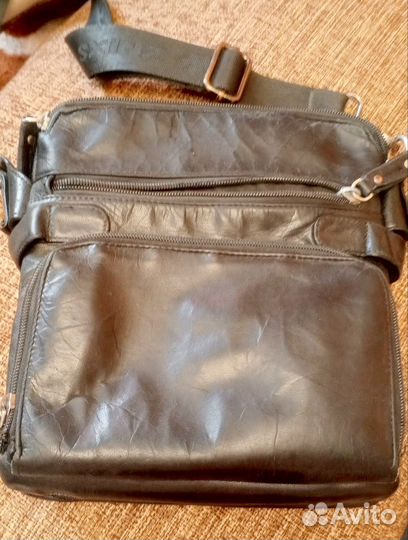Сумка мужская натуральная кожа