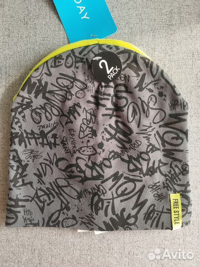 Шапки комплект 2шт. для мальчика новые