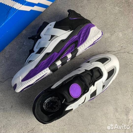 Кроссовки Adidas Niteball White Purple (36-45)