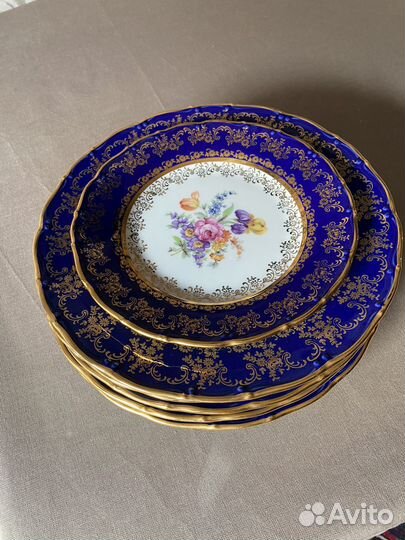 Чехия посуда cobalt